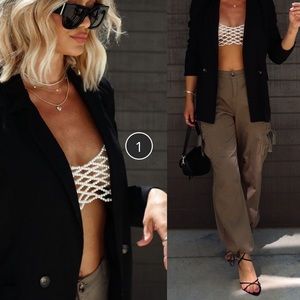 Jaquike the label cardio tie up pants